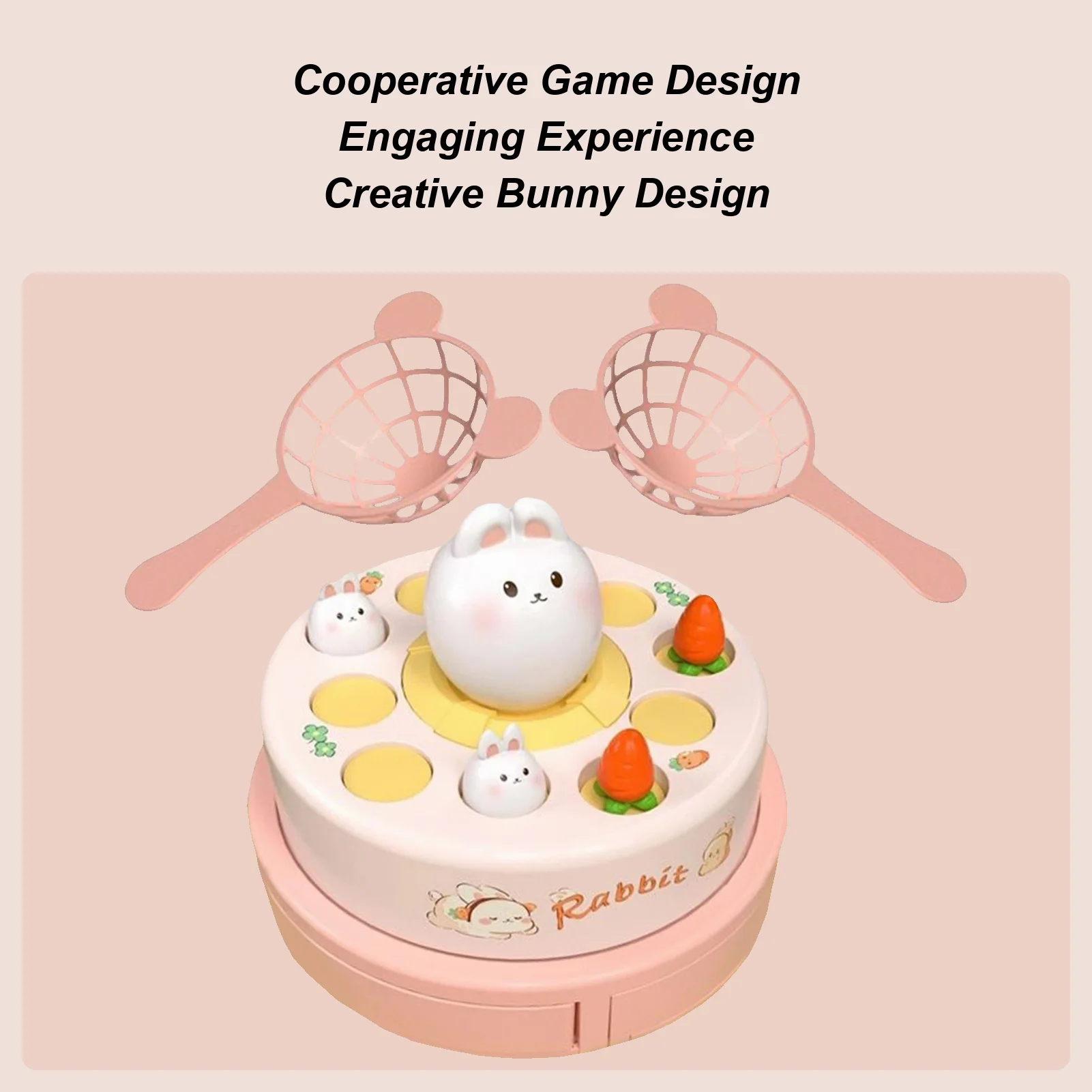 

Pop Out And Catch Game Bunny Musical Rotate Bounce Catch Game Educational Interactive Activity For Boys Girls Birthday Travel