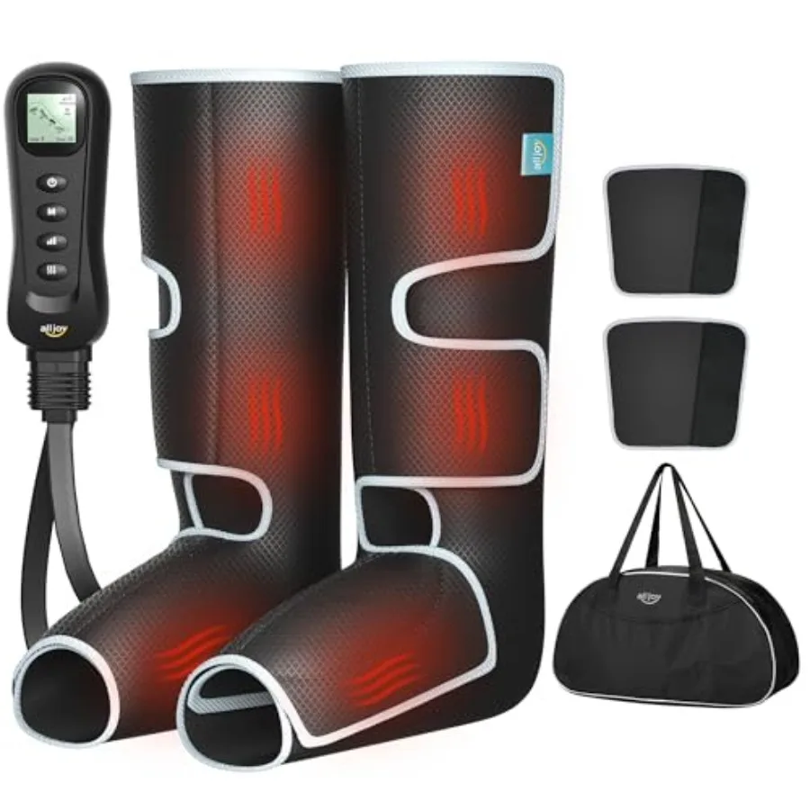 

Leg Massager for Circulation and Pain Relief FSA Gifts for Dad Mom Mothers Day Fathers Day Leg Massager with Heat and Compressi