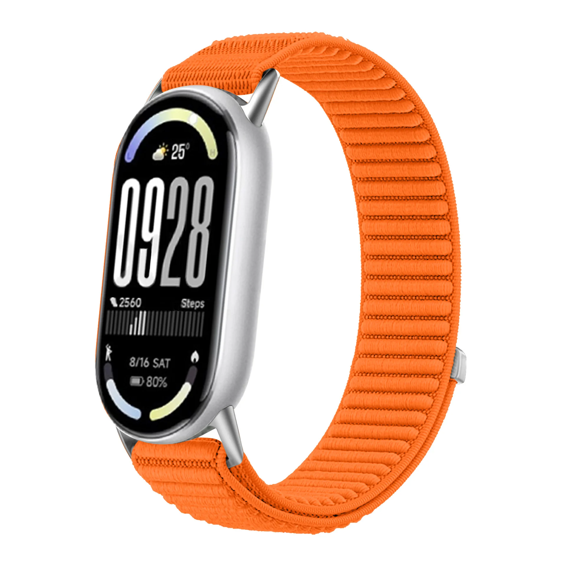 Nylon-Schlaufenarmbänder für Xiaomi Mi Band 11 10 9 8 Sport-Ersatzarmbänder Xiaomi Smart Band 11 10 9 8 NFC-Zubehör – Detail 6