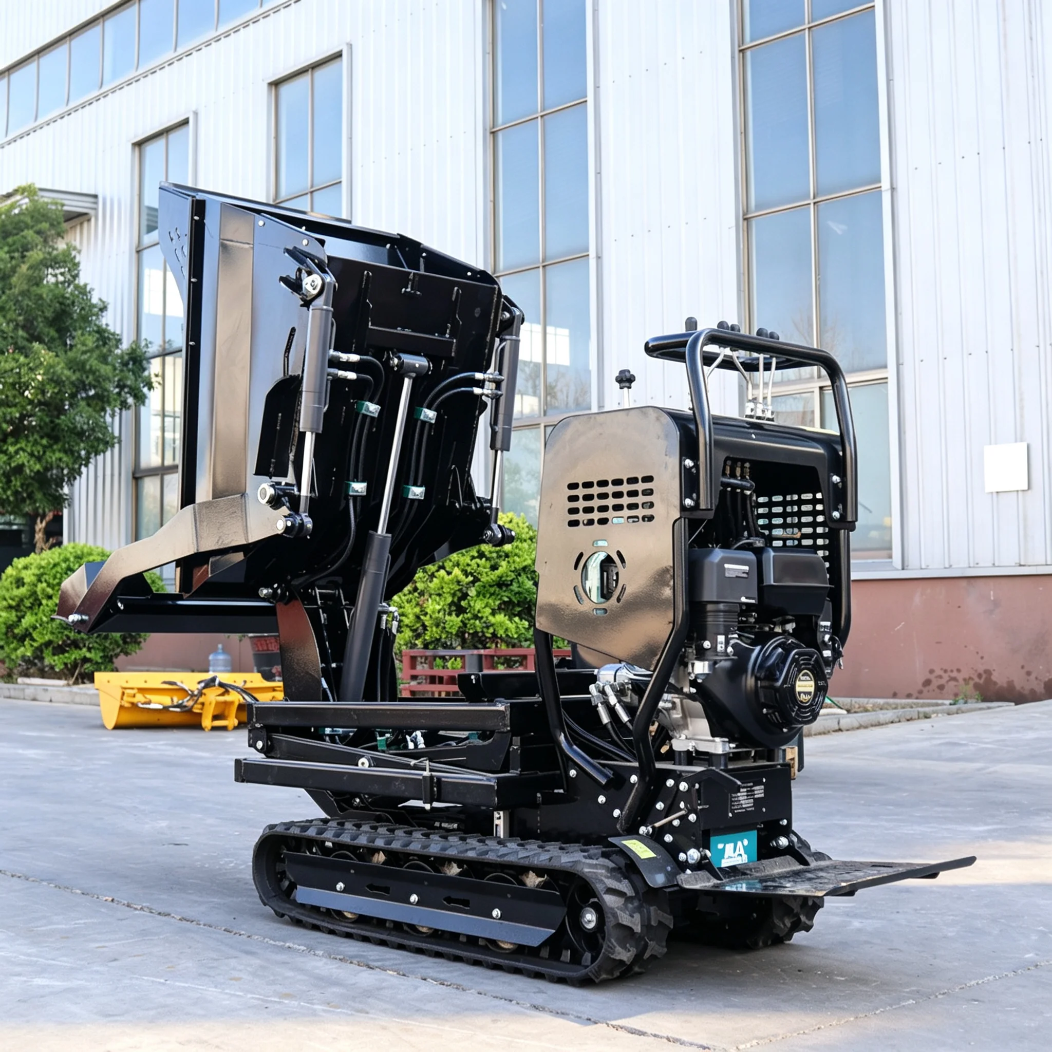 Customized Hydraulic 500KG Tracked Dumper Crawler Transporter Self Unloading All Terrain Heavy Duty CE Approved