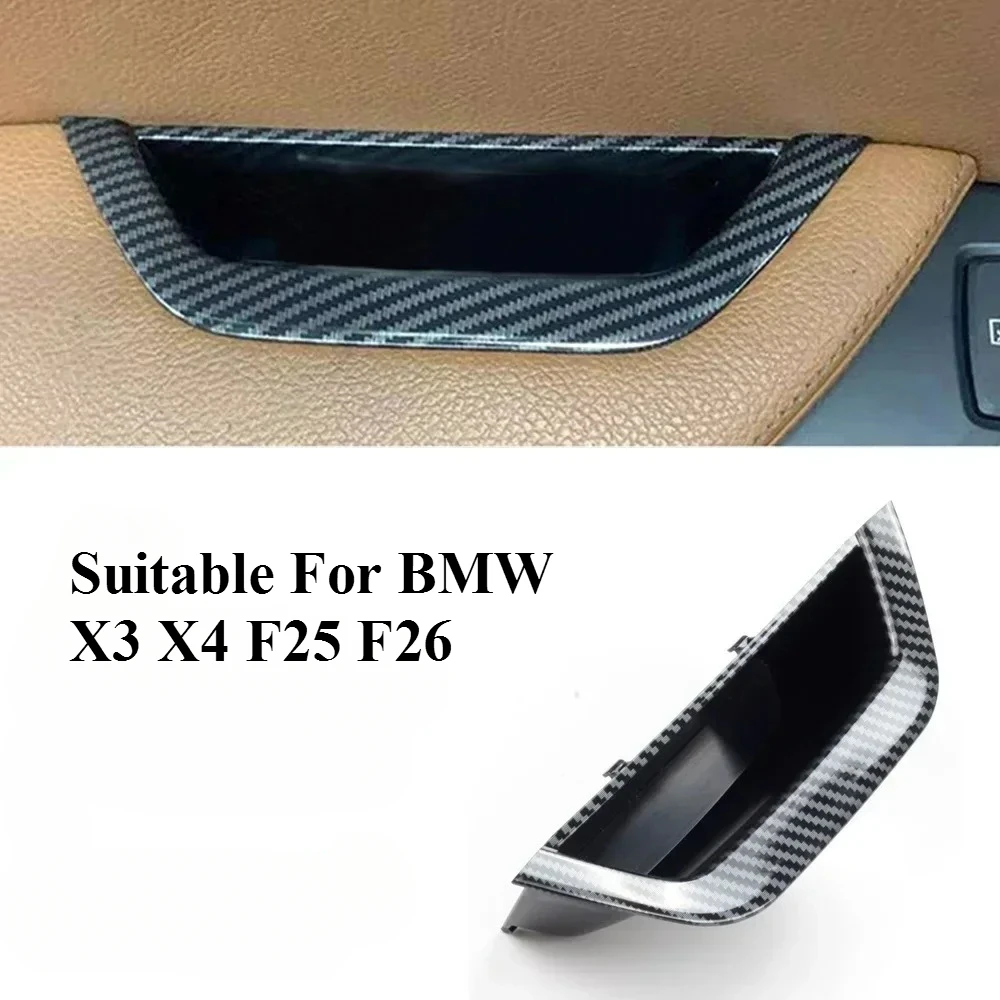 

Driver's Door Storage Box For BMW X3 F25 X4 F26 2011-2017 Front Left/Right Side Door Interior Inner Handle Pull Trim Fit Parts