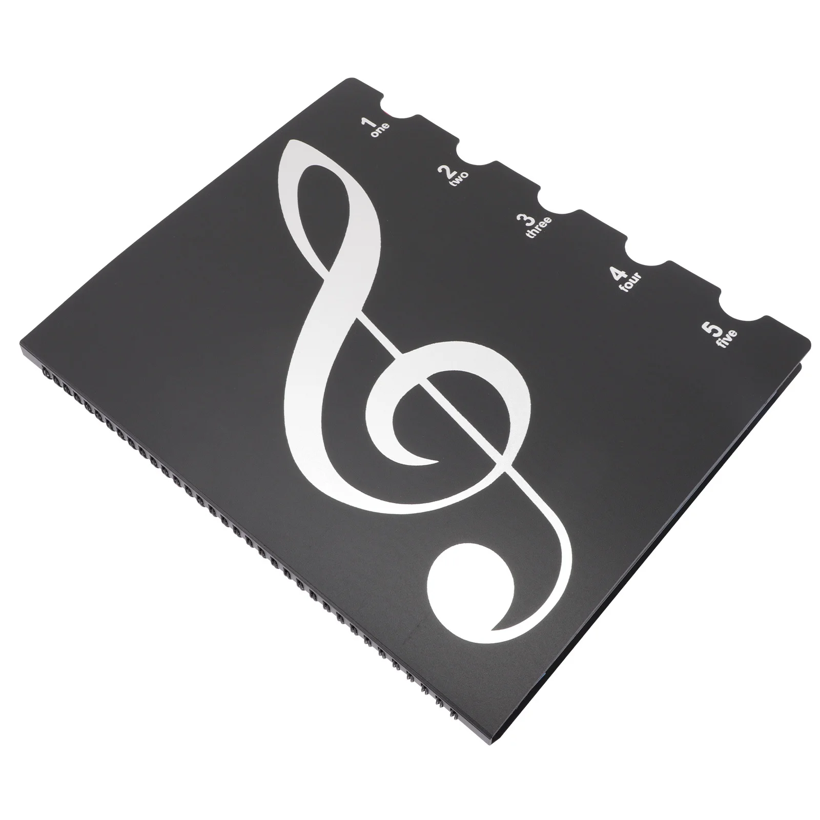 

Music Folder A4 Size ABS Plastic Sheet Music Holder Durable Waterproof Document Organizer for Musicians Students Office