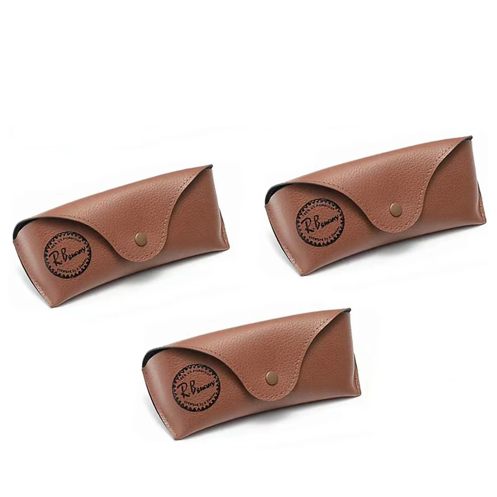 1/2/3/5/10 PCS Leder Weiche Brillenetui Für Männer Frauen Brillen Box Tasche Schutz Fall Zubehör