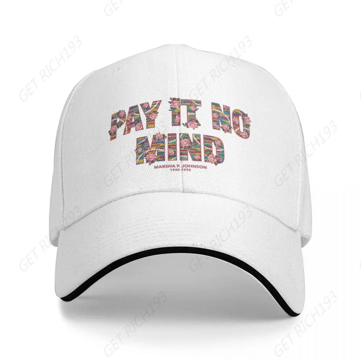 

Pay It No Mind Baseball Cap Vintage Luxury Man Hat Caps For Men Women One Size Caps For Outdoor Activity