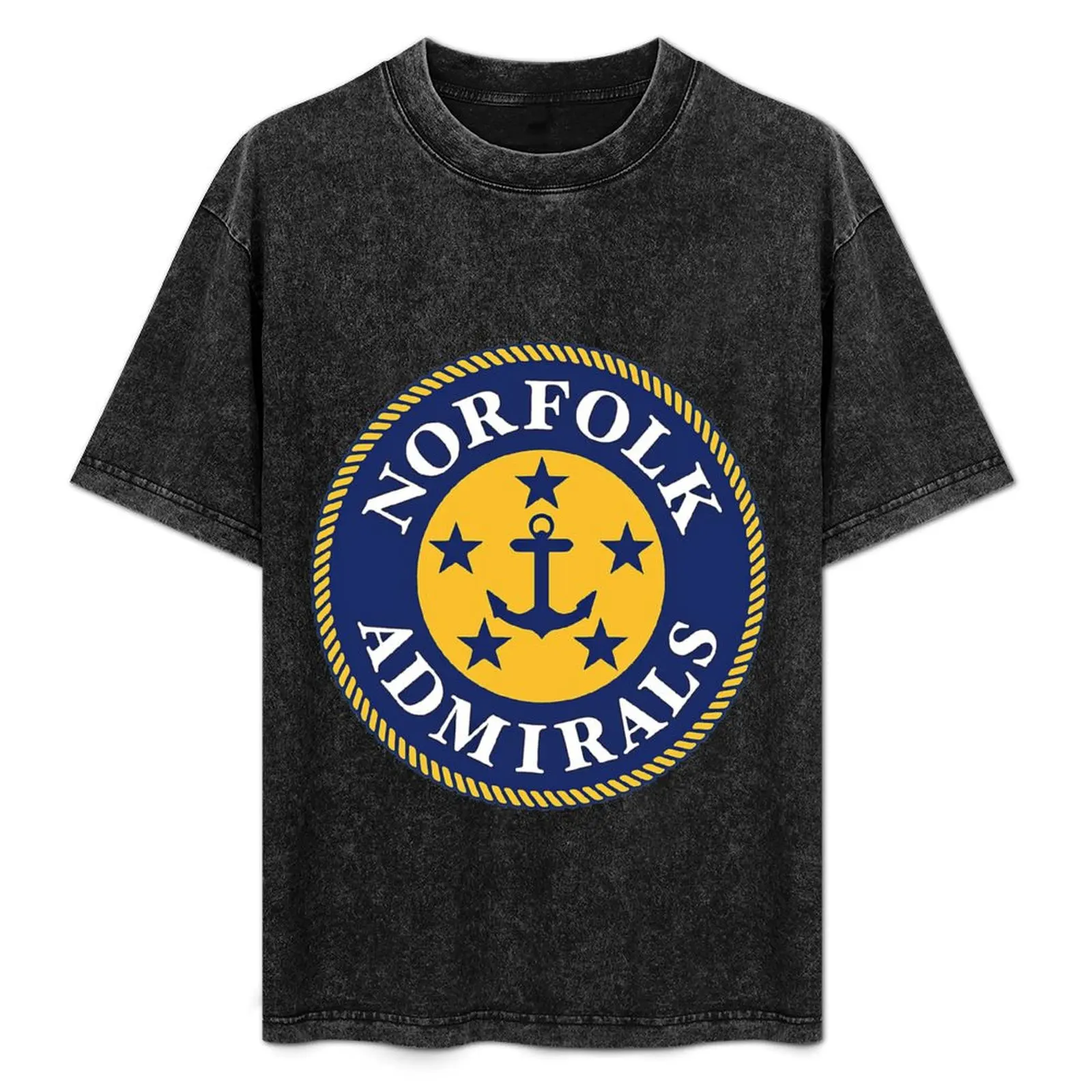 

NORFOLK ADMIRALS T-Shirt Plus Size Workout Short Sleeve Top
