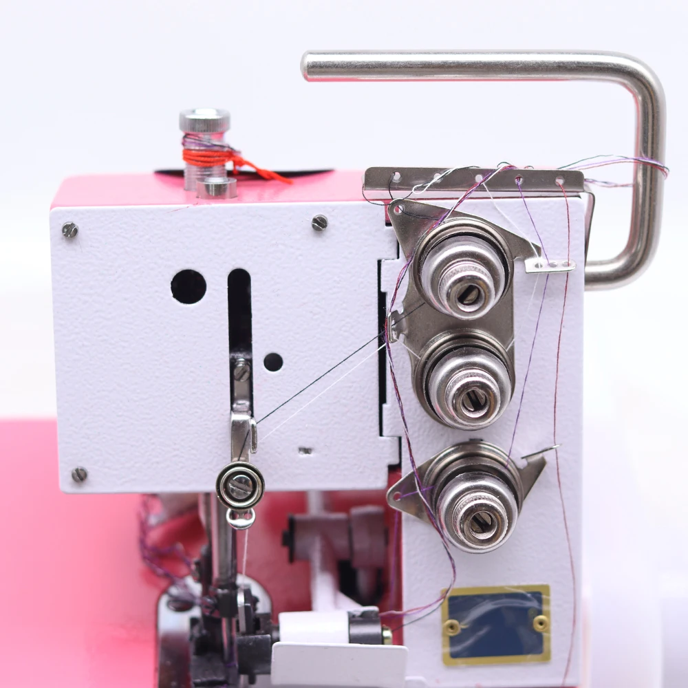 Imagem -06 - Máquina de Costura Elétrica Overlock Lockstitch de Quatro Thread Doméstico 220v 180w 250w 300w