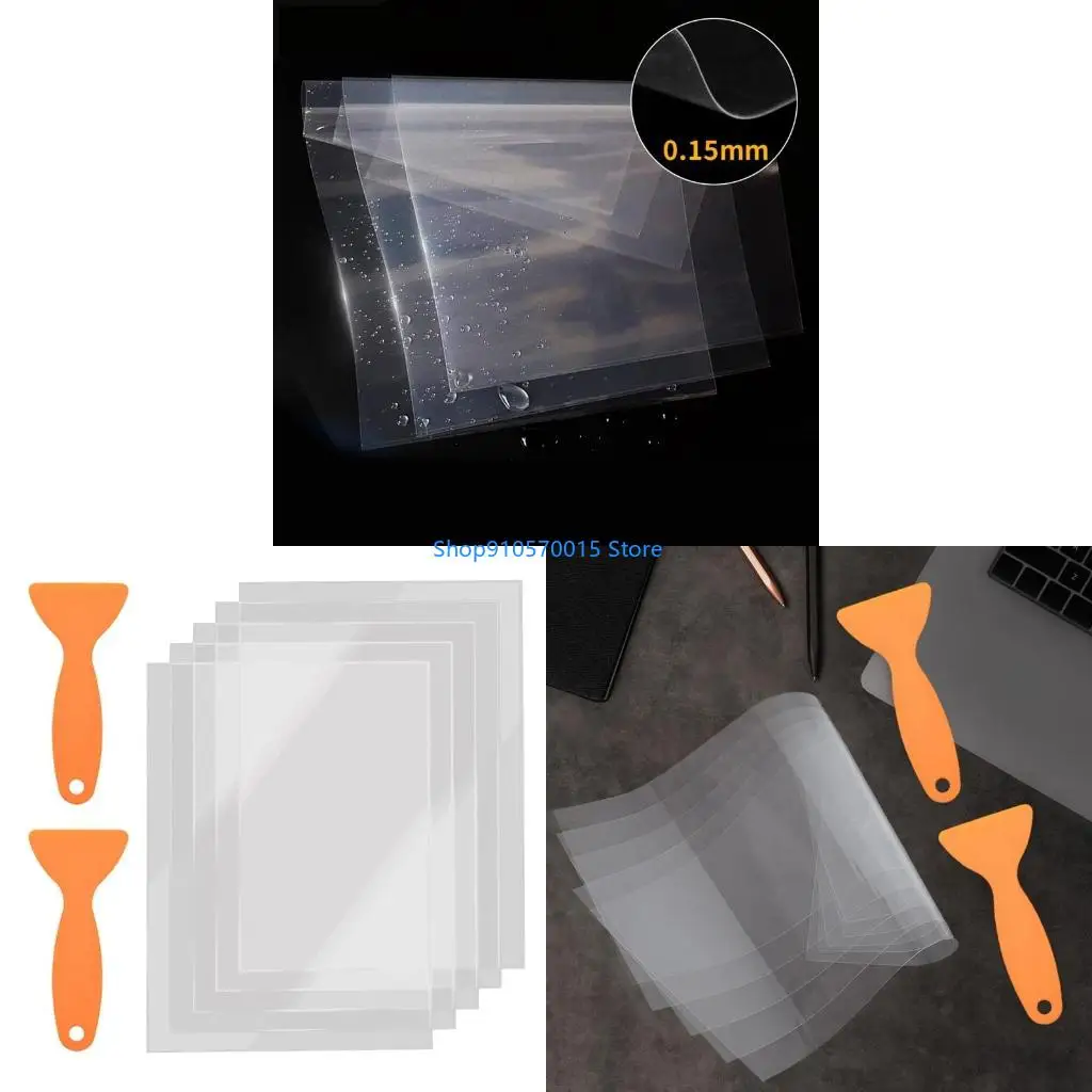 B95C 5PCS FEP Film 200x140x0.1mm LCD SLA Resin Film Sheet for UV DLP Printers