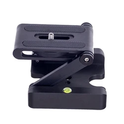 Portable Z head Flex camera tripod Z Pan & Tilt Aluminum Folding Z Tripod bracket Head Solution Photography Studio