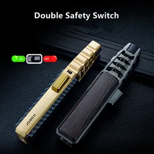 Jobon-Gas Buthane Gas Peturo Wind Test, Metal Turbine Torch, Blue Flame, Strong Fire, Pistol, Kitchen, Barbecue, Cooking, Camp Tools, Outdoors 6 Main Sales Locing Cigar - №3