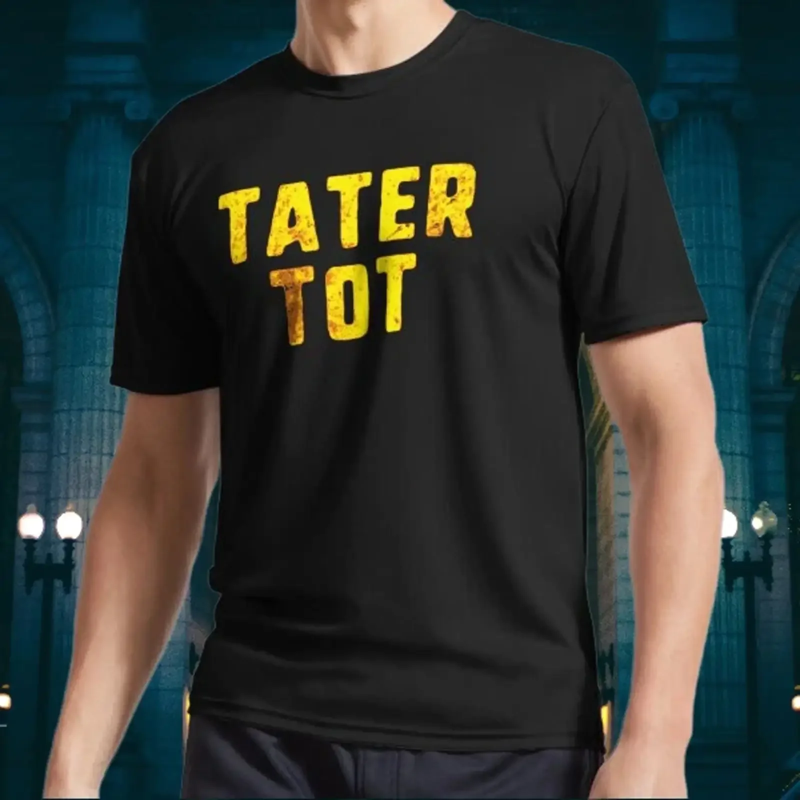 NEW Tater Tot Logo Long Sleeve T Shirt Funny Size S to 5XL Image 1 of 4 vintage Washed Slightly Breathable designer clothes