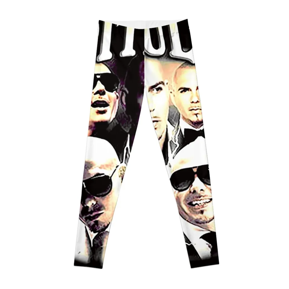 

Pitbull Mr.Worldwide Vintage Leggings sports woman gym for fitness sports tennis for Sports female Womens Leggings