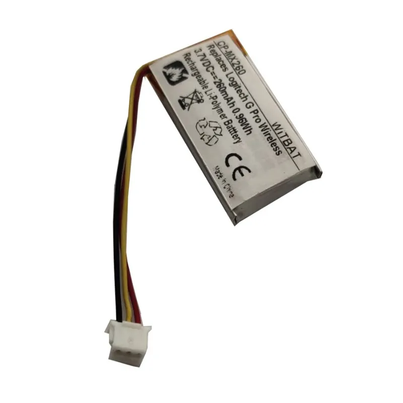 Nowa bateria zamienna 3,7 V 240 mAh 533-000151 (GPW) do Logitech G Pro G535 Wireless PRO X Superlight M-R0070