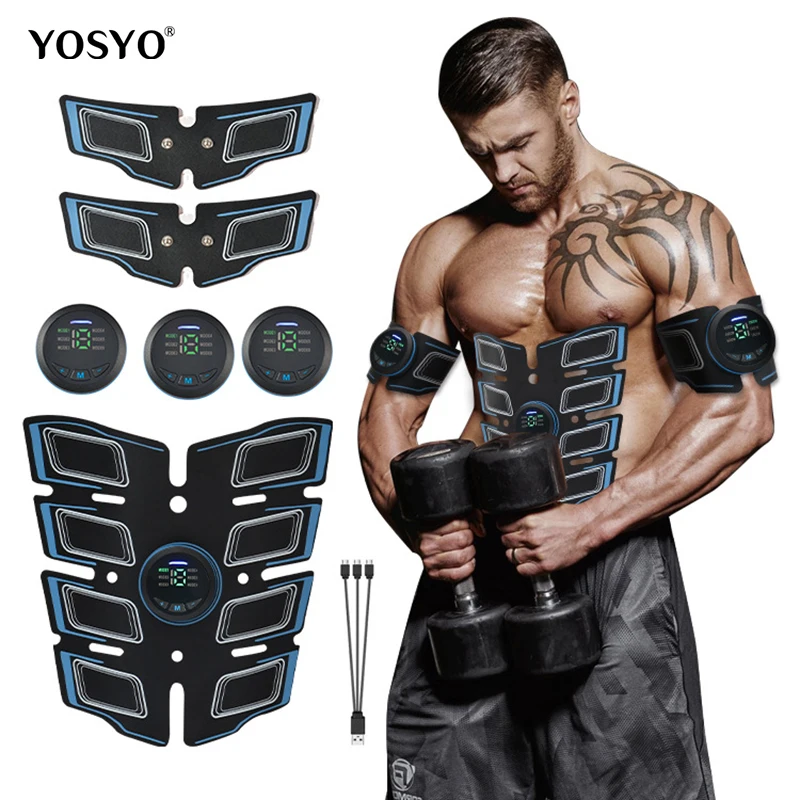 

Shaping Weight Loss Muscle Stimulation Trainer EMS Abdominal Muscle Fitness Intelligent Device Electric Artery Pulse Home Gym