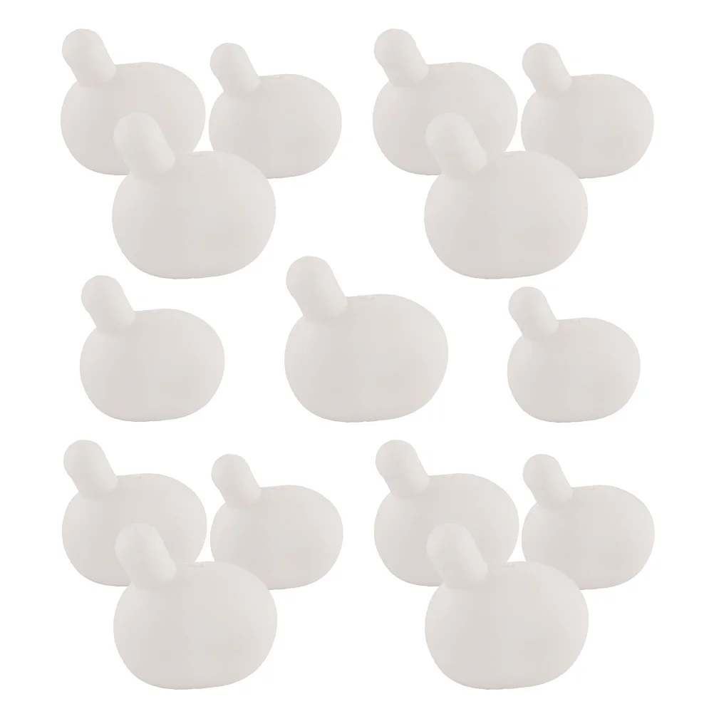 18pcs Bubble Blowing Inserts Silicone Squeeze Inner Ball Replacement For Kids Diy Project Durable Transparent Party Favors