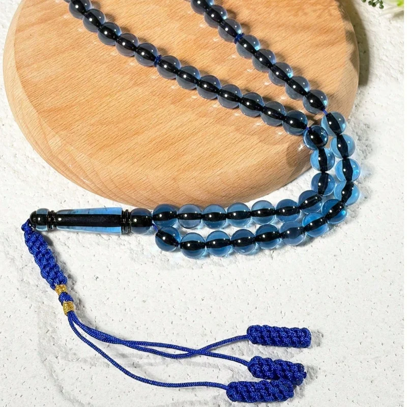 1pc 51 Beads Tasbih Prayer Beads, Acrylic Rosary with Tassel for Daily Meditation