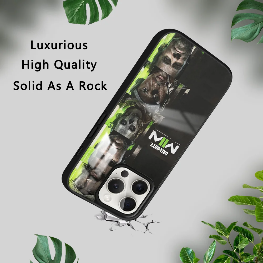 Funda de teléfono C-Call Of D-Duty game para iPhone 16 15 14 13 12 11 Pro Xs Max Mini Plus Celulares Funda dura