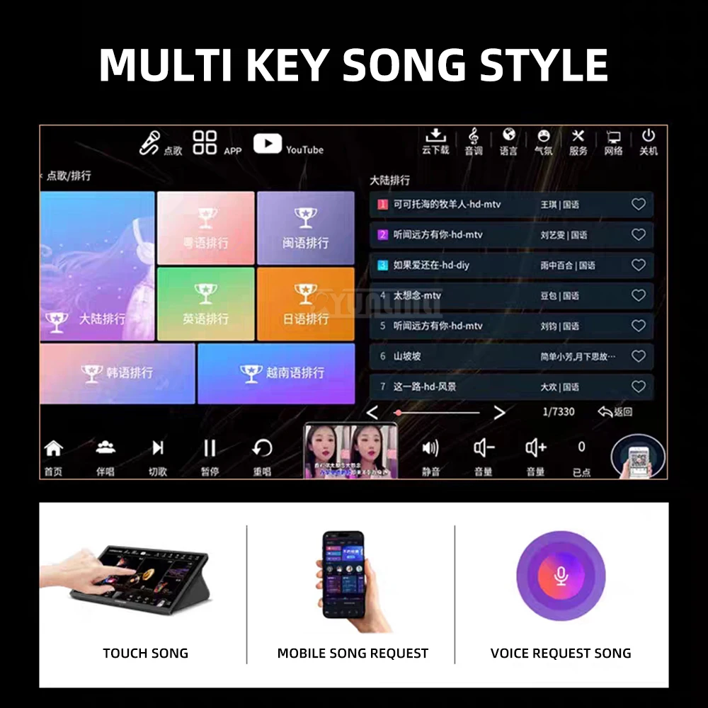 All-in-One KTV Cloud Karaoke Player, Home Karaoke Singing Machine