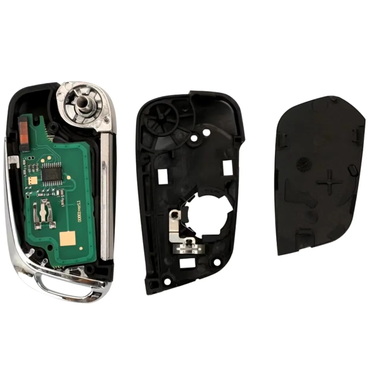 Jingxin 2/3 Buttons Modified Flip Car key for Peugeot Partner 307 308 407 408 3008 ASK/FSK 433MHz PCF7961 HU83/VA2 CE0536 Remote