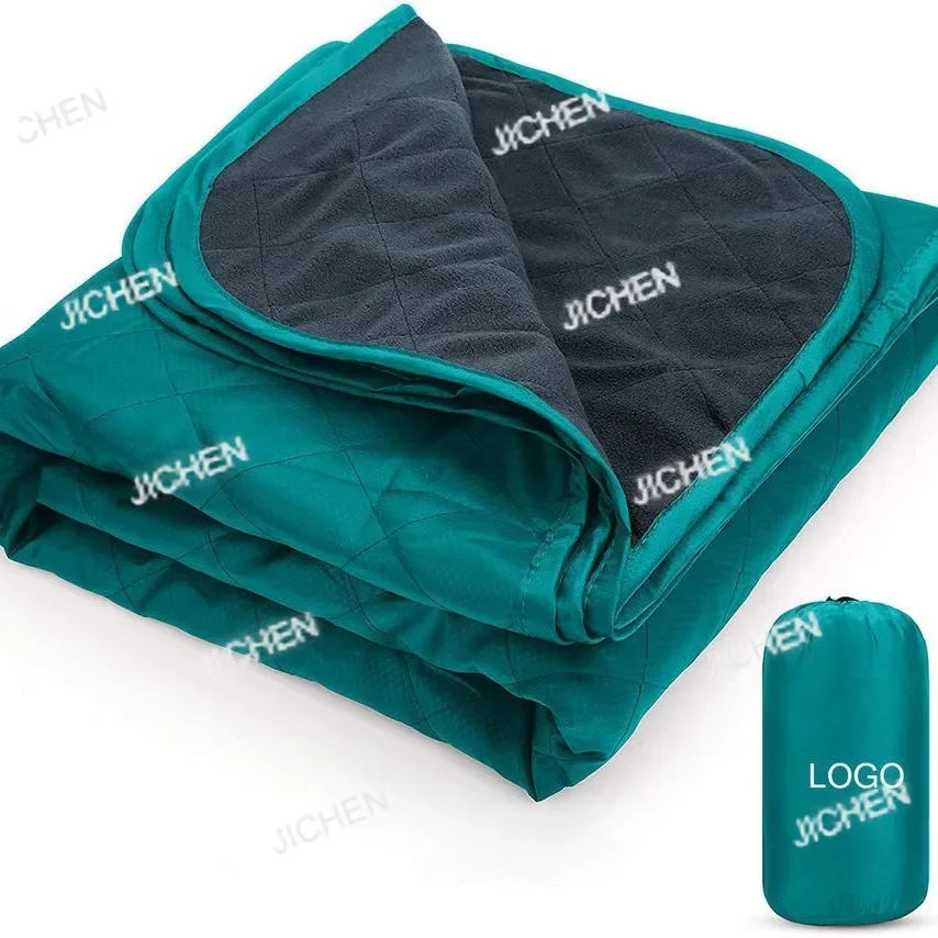 

Флисовое одеяло RJC для кемпинга, водонепроницаемое, утолщенное, портативное, для пикника, влагостойкое, можно стирать в машине.