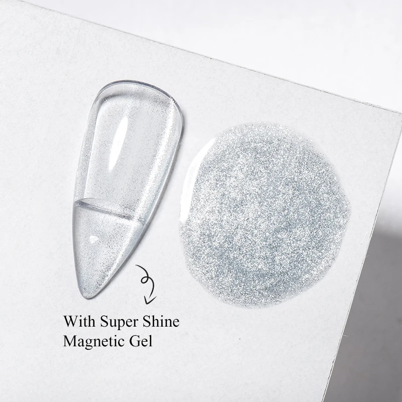 2 قطعة سوبر تألق المغناطيسي جيل للأظافر عدة هيما الحرة الأشعة فوق البنفسجية LED صالون الأظافر لوازم هلام للتقليم DIY تصميم طويل الأمد Saok قبالة #4