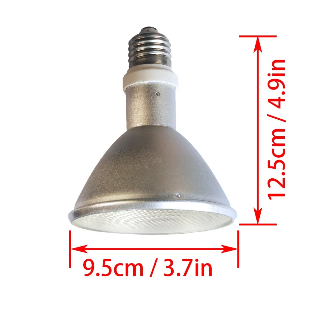 Lámpara de inundación para reptiles, luz de haluro de Metal UV, 35W