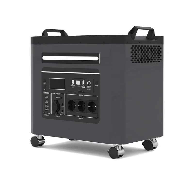 Portable Outdoor Mobile Power Supply 3KWh 51.2V 65Ah Energy Storage Lithium Lron Phosphate Battery