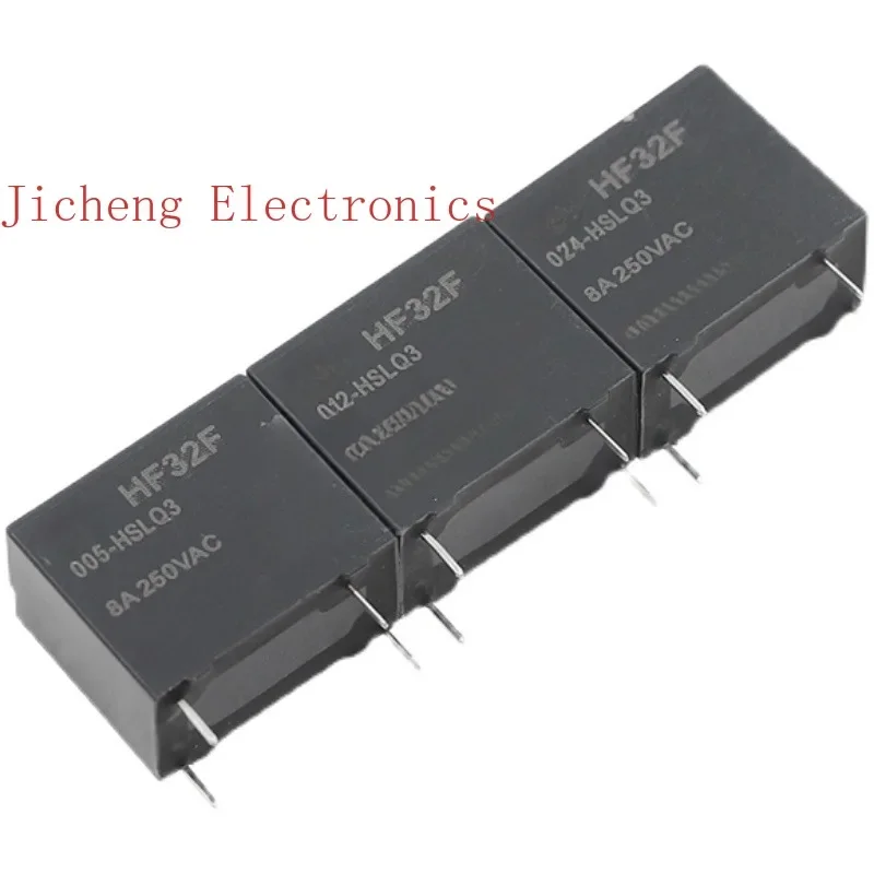 

10PCS HF32F 005 012 024-HSLQ3 original relay 4pins 5pins