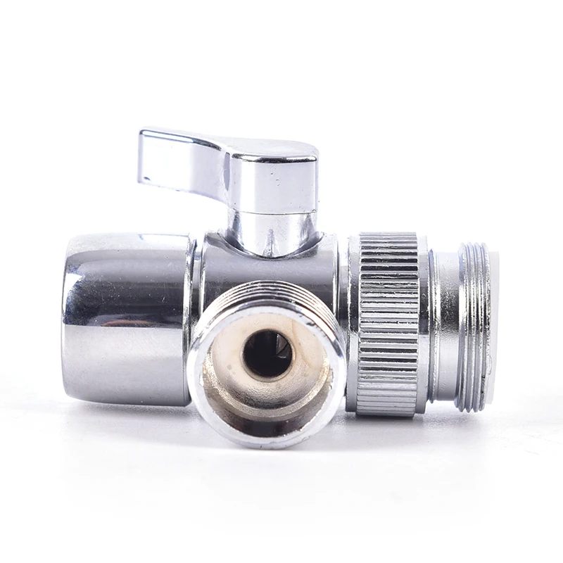 ทองเหลือง3-Way Diverter Valve หัวเชื่อมก๊อกน้ำอะแดปเตอร์สามหัวฟังก์ชั่นสวิทช์ก๊อกน้ำขยายอ่างล้างหน้าอ่างล้างหน้า