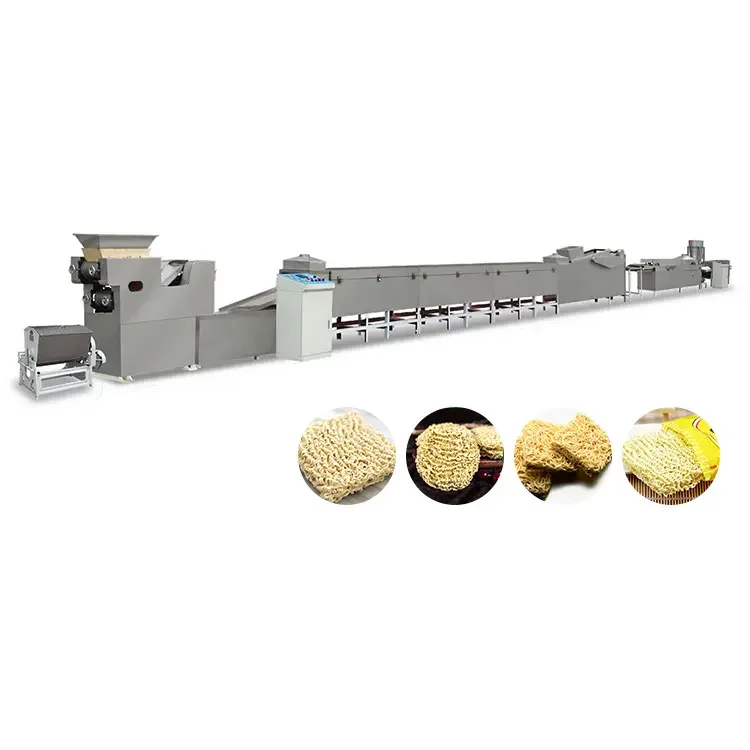 FOODLINE Commercial Instant Noodle Production Line Continuous Noodle Forming Drying Machine For Snack Production Plant