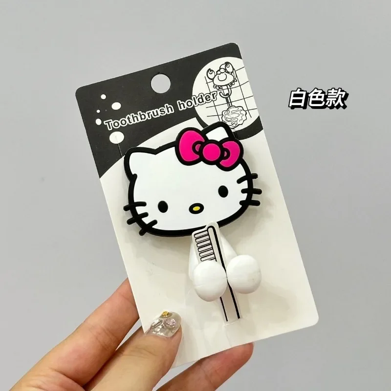 Sanrio Hello Kitty Toothbrush Storage Rack Cute Anime Cartoon Toothbrush Holder Bathroom Specific  Room decoration Holiday gifts