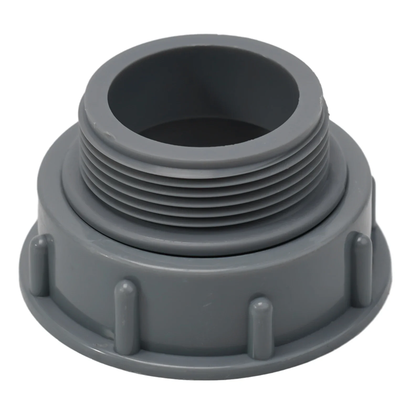 Adaptador reductor para fregadero de cocina, Conector de manguera de rosca para arandelas de Carboy, manguera de jardín, plástico Gris