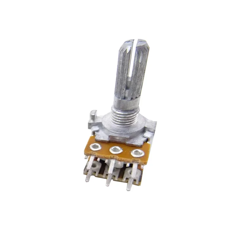 100% новый японский 1 шт. ALPS RK163 B10KX2 B50KX2 B100KX2 аудио двойной поворотный потенциометр 6 контактов 20 мм вал 10k 50k 100k