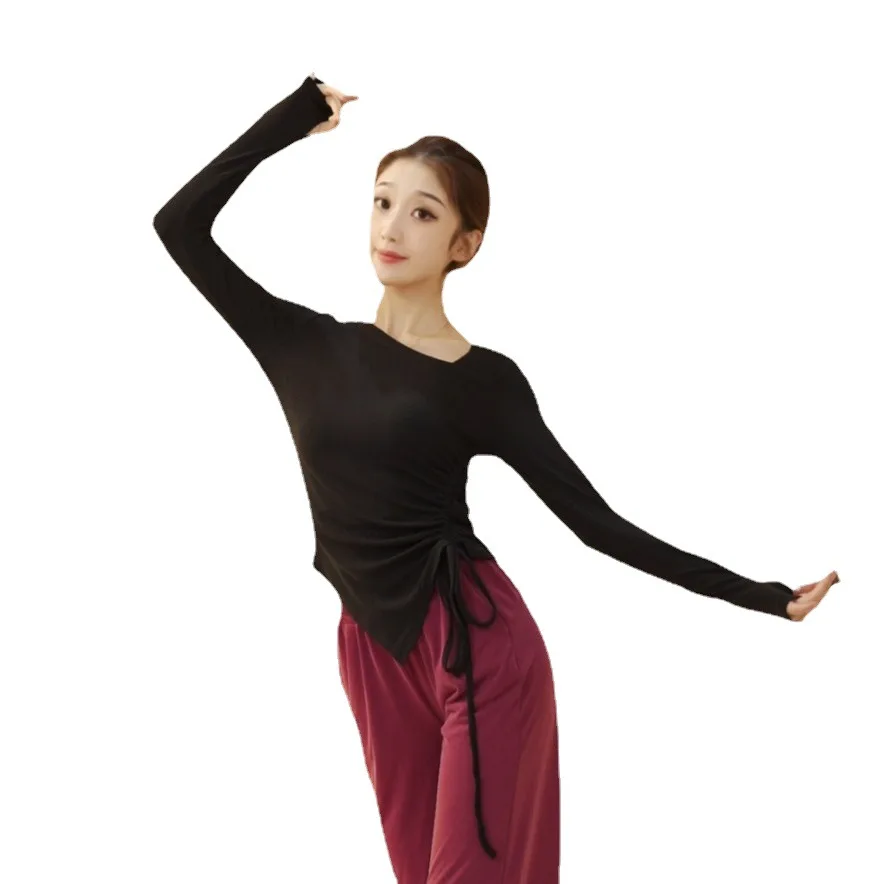 بدلة رقص نسائية كلاسيكية للرقص الكبار برباط ضيق بدلة ممارسة أداء الجسم الحديثة