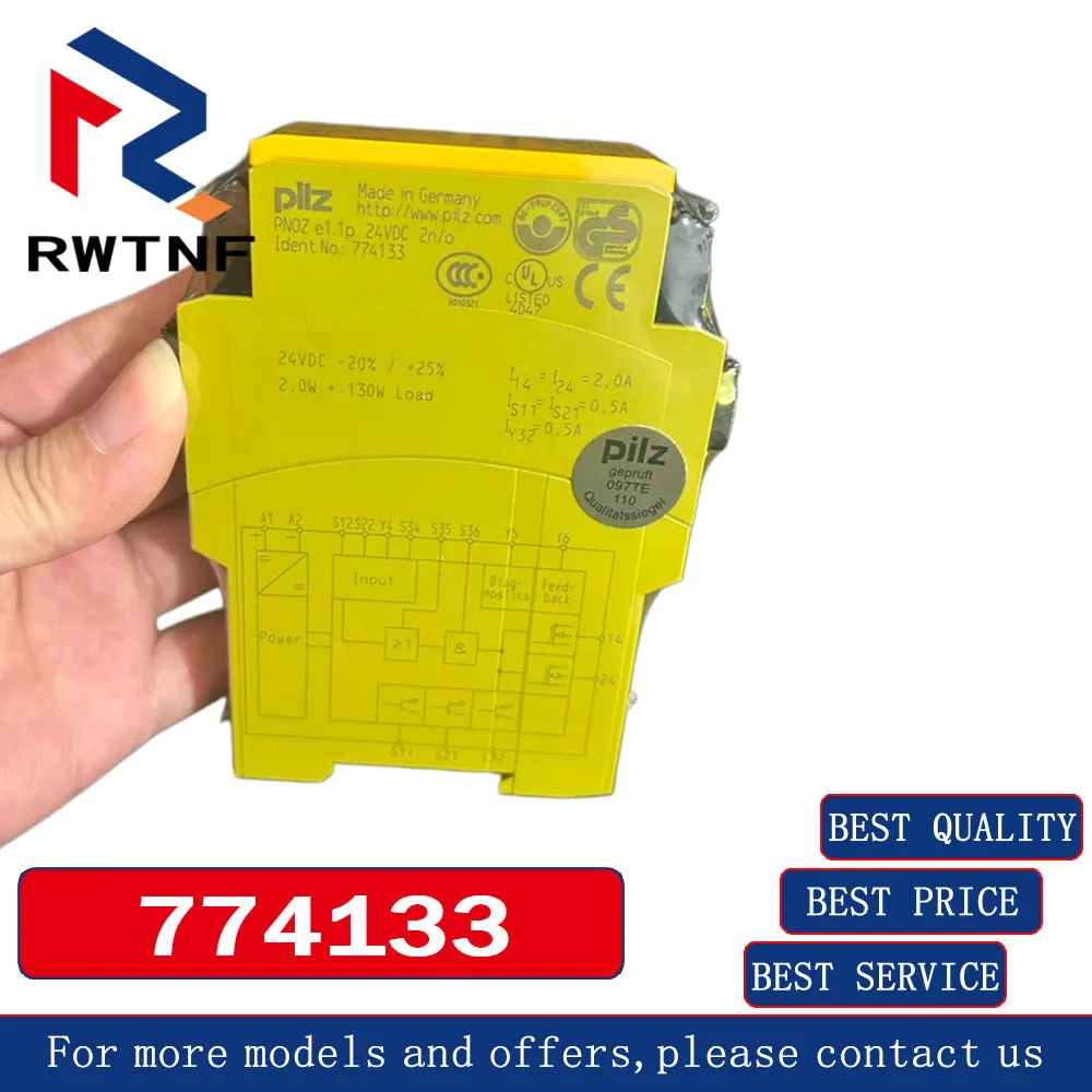 Brand New Genuine 774133 PILZ Safety relay Pilz e1.1p,100% original warehouse stock