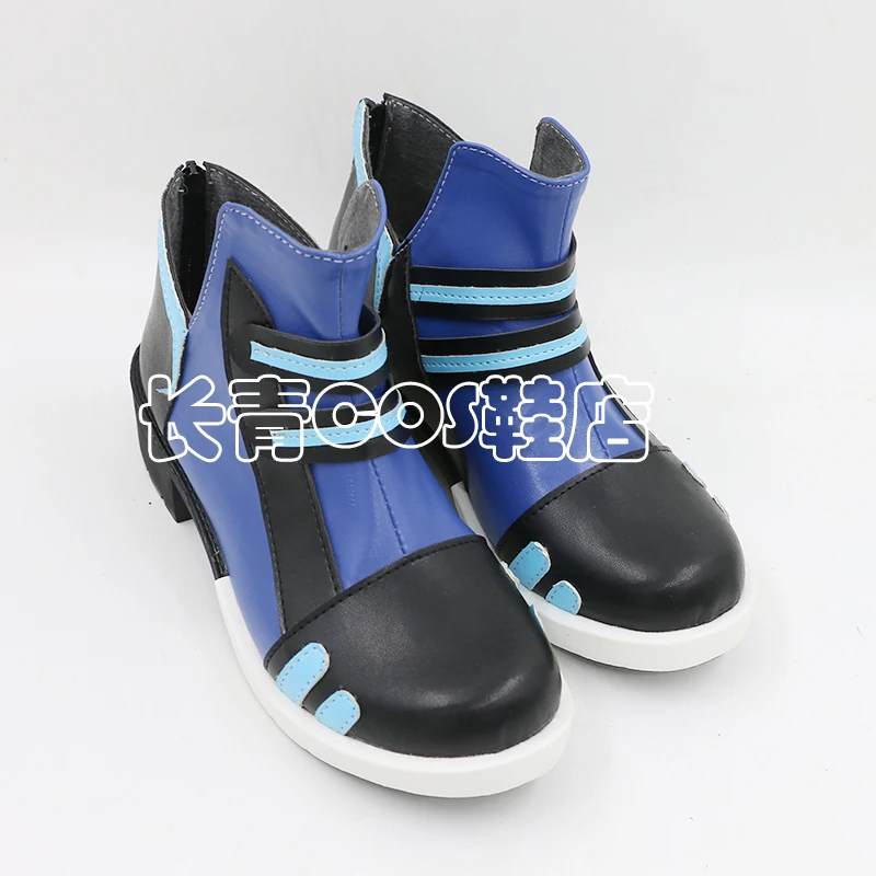 Anime Blue Poison Arknights Cosplay Shoes Comic Halloween Carnival Cosplay Costume Prop Cosplay Men Boots Cos Cosplay