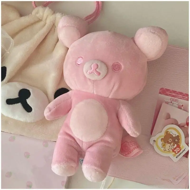 

Новинка Kawaii милая кукла Rilakkuma розовые настольные декоративные украшения Мультяшные Ins украшения для спальни милый подарок для девочек
