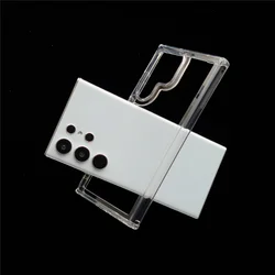 Clear Bumper Case For Samsung Galaxy S26 Ultra S25 S24 S23 Plus Soft Silicone Camera Lens Screen Protective Frame Phone Cover