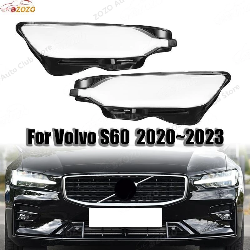 

Car headlight lens cover For Volvo S60 2020 2021 2022 2023 dust cover headlight Car Light Assemblies automobil parts accessori