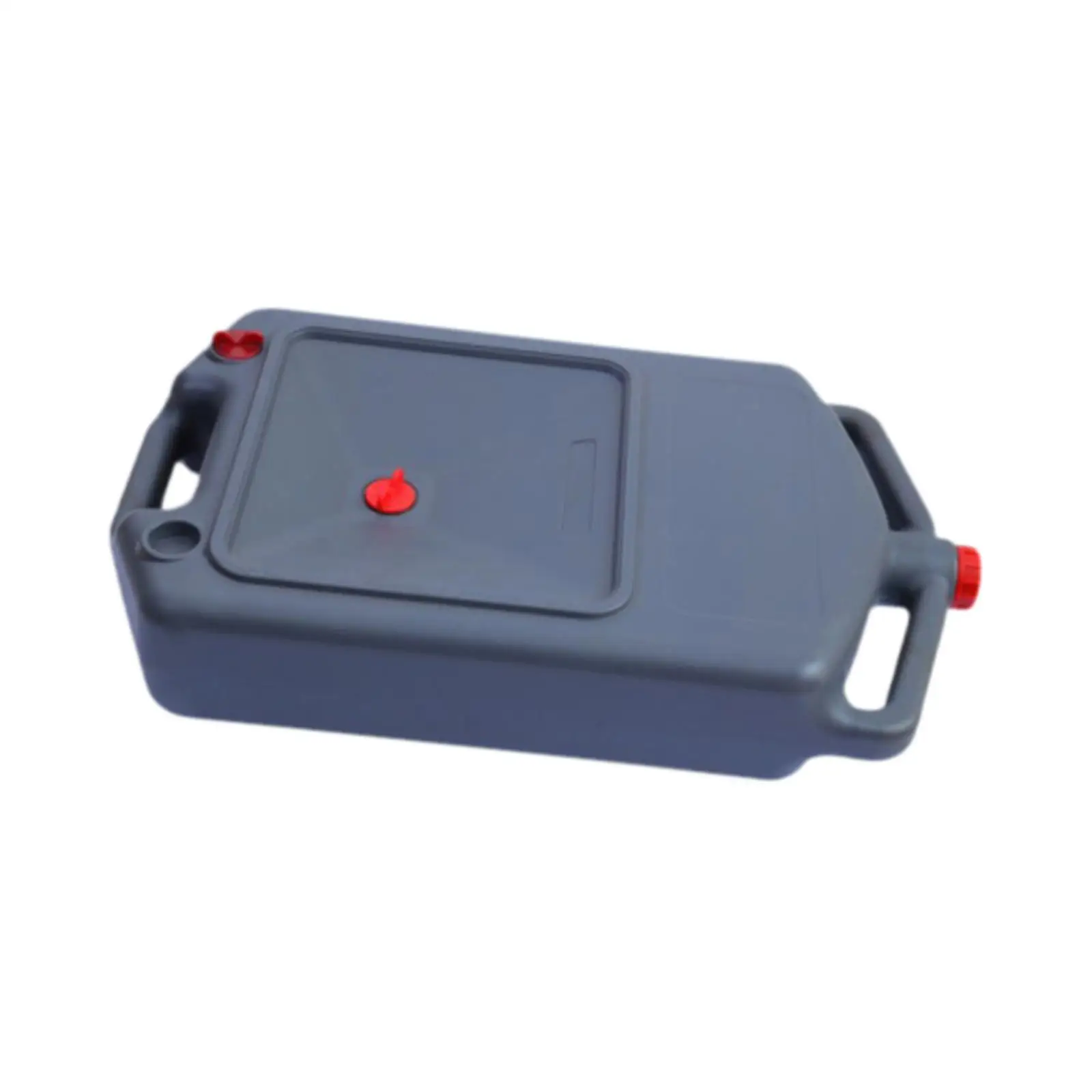 12L Fluted Collect Pan Oil Drain Container Can Oil Can Breather Tank for Garage