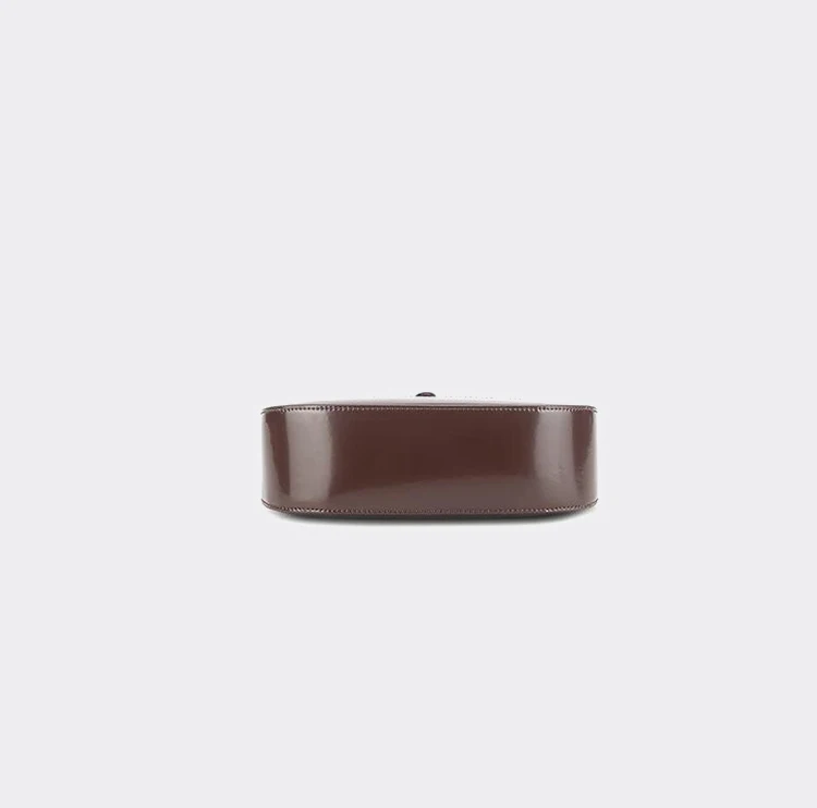 

Leather oulder Bag Handbag Briti Sle Underarm Menger Bag Small ence Design Youth Daily Use Medium Size