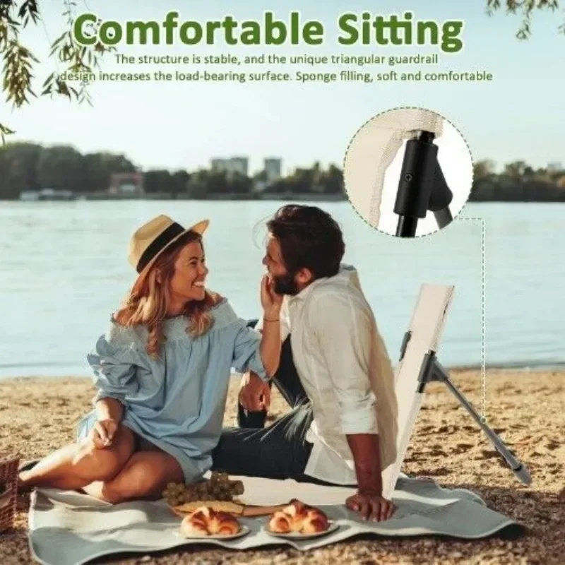 Chair Camping Chairs Lightweight Outdoor Oxford Cloth Picnic Folding Chair Recliners Fishing Furnishings Comfort Stadium Chairs