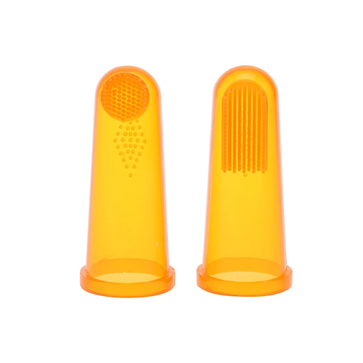 

2 Pcs Toothbrush Finger Infant Baby Teething Toothbrushes Oral Massager Childrens
