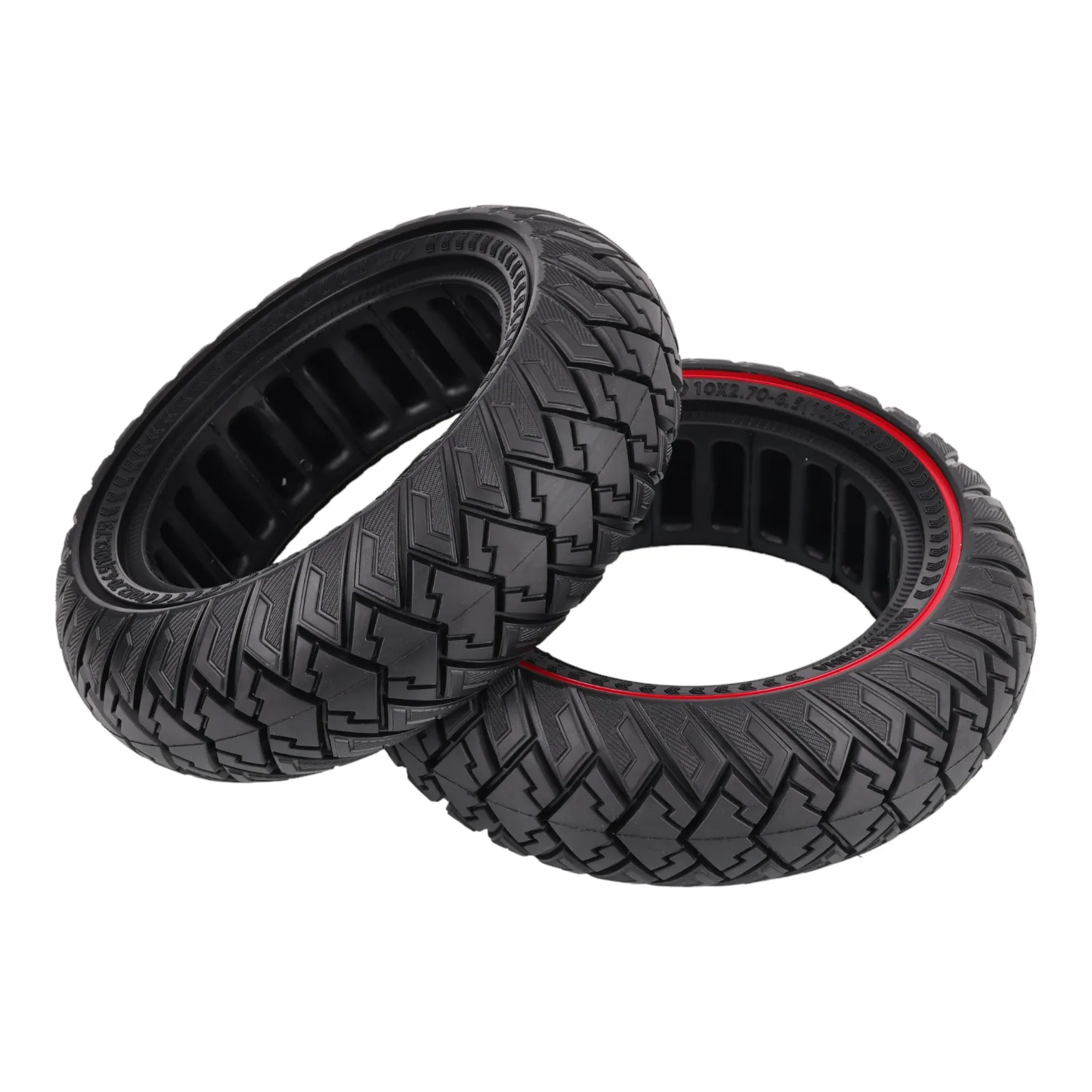 Off Road Solid Tire for Kugoo G2 Pro Electric Scooter G-Booster Front Rear Wheel 10*2.70-6.5(10*2.75) Anti-Slip Tyre