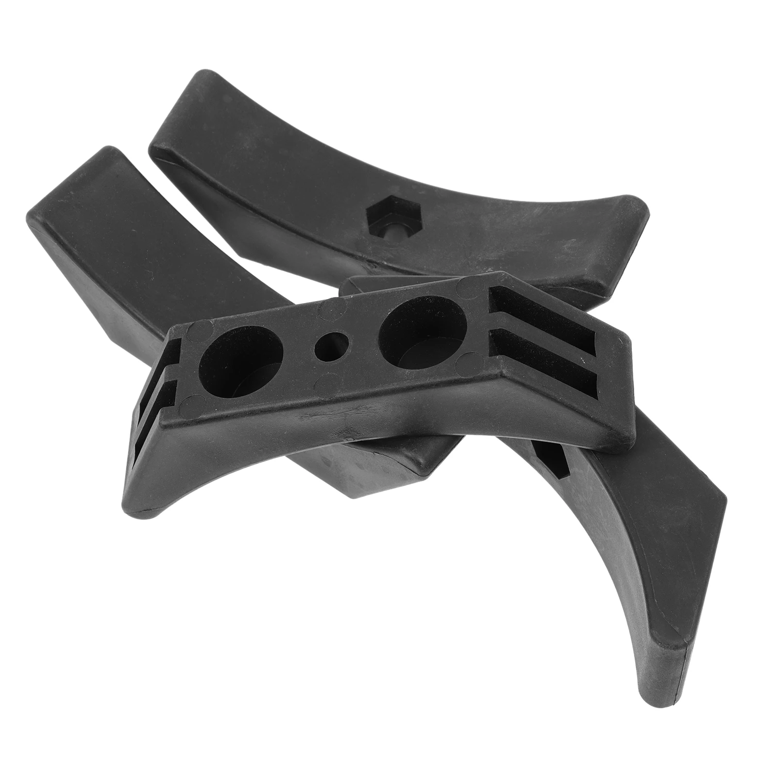 

4pcs Dumbbell Rack Accessories Hollow Stand for Fitness Equipment Storage Racks Wear Resistant Practical Plastic Material Good