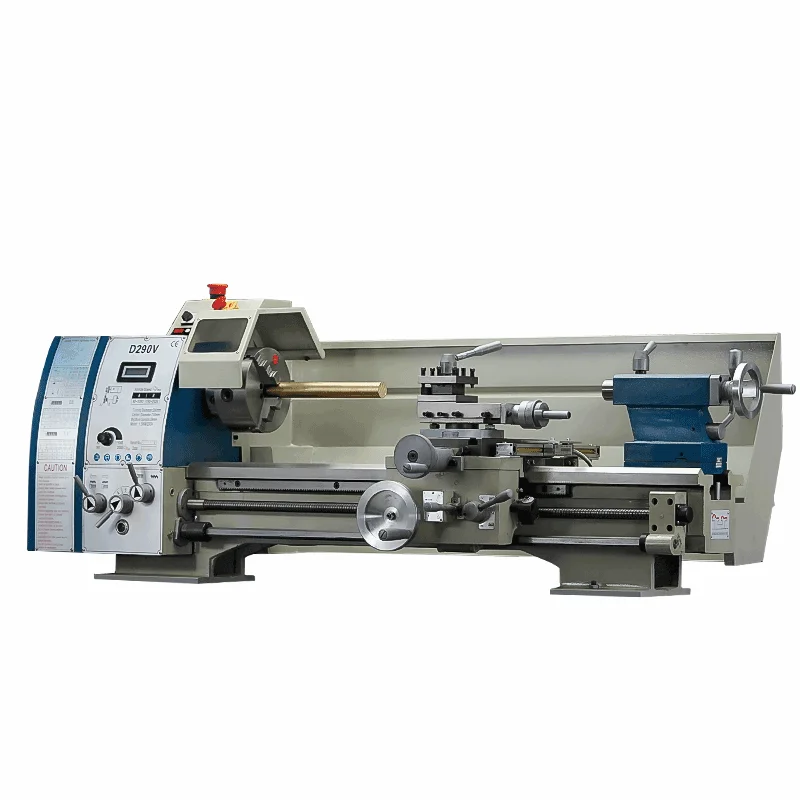 D290V 1500W Mini High Precision Variable Speed Manual Wood Metal Turning Center Cutting Milling Drilling Tapping