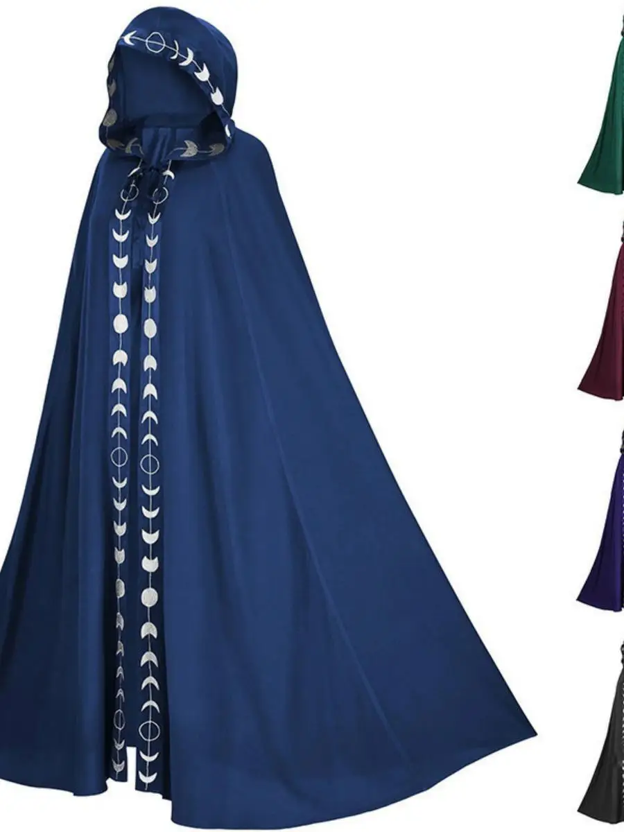 

Капюшон с принтом Ne халат средневековый Ренессанс 5-цветный костюм для косплея на Хэллоуин женская этническая модная сценическая одежда