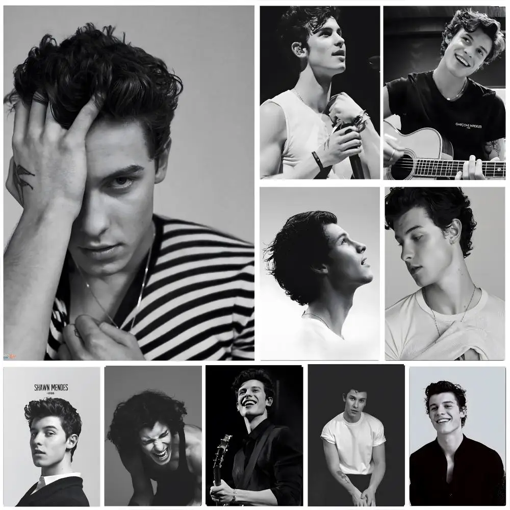 Singer Shawn Mendes Poster Wall art print art suitable for living room bedroom bar parlor home decoration gift
