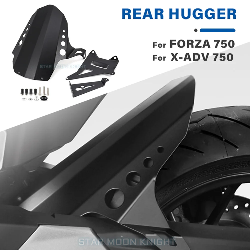 Fit For Honda For FORZA 750 X-ADV XADV750 Aluminum Rear Fender Mudguard Mud Splash Guard  Cover Wheel Hugger