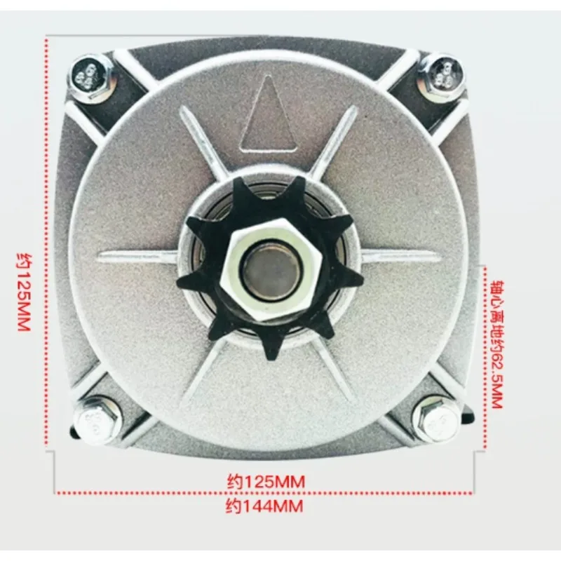 Permanent Magnet Brushed Gear Motor · High Torque Low Speed Drive Motor for Electric Tricycle Conversion Modification