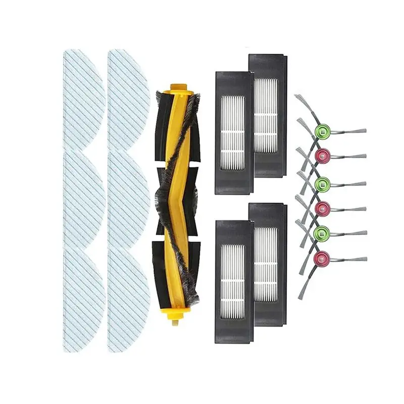 

AEE4-Pack Of 17 Replacement Parts/Accessories Compatible For Yeedi Vac 2 Pro Vacuum Cleaner Spare Parts